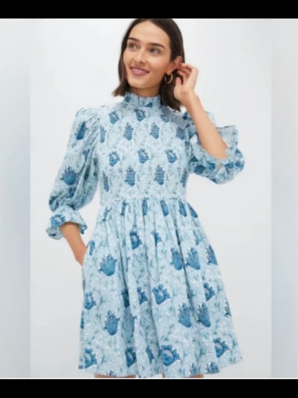 Tuckernuck Hyacinth HouseFloral Smocked Women's Larah Mini Dress